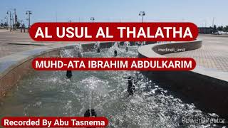 panimula ng AL USUL AL THALATHA BY MUHDATA IBRAHIM ABDULKARIM [upl. by Dorothea605]