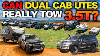 Best Tow Vehicle of 2021  Ranger Vs HiLux Vs DMax Vs 200 Vs Y62 Vs Ram Vs 79 Series Who Wins [upl. by Clover]