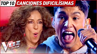 Las canciones más DIFÍCILES de cantar en La Voz [upl. by Leamiba780]