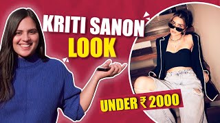 Recreating Kriti Sanon Outfit under ₹2000  🤩 [upl. by Stagg]