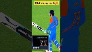 Shorts tilak varma in T20i duble century 💯 videos [upl. by Matteo]