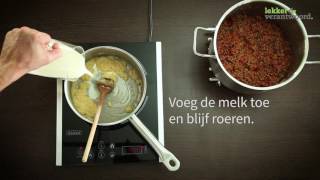 Lasagne bolognese maken voor kleinschalig wonen  Lekker Verantwoord [upl. by Audres]