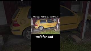 Volkswagen gt car first wash after 11 years trending facts ytshorts punjabisong automobile car [upl. by Sosna]