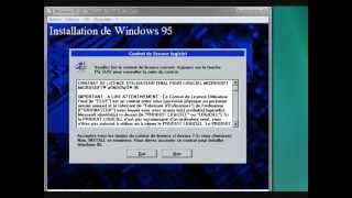 Comment installer Windows 95 avec lien dans la description [upl. by Okimuy]