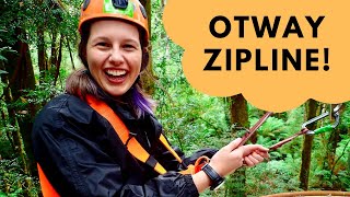 Ziplining in the Otways  Otway Fly Treetop Adventures  Glow Worms and Waterfalls [upl. by Eldwon]