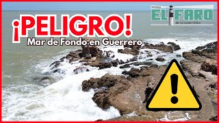 quot¡Impactante Mar de Fondo en Las Peñitas Guerrero  La Naturaleza en su Máxima Expresiónquot [upl. by Elhsa]