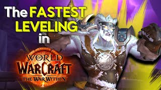 LEVEL IN LESS THAN 15 MINUTES  The FASTEST 70  80 Leveling in The War Within  World of Warcraft [upl. by Amilah]