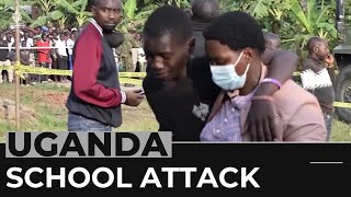 Dozens killed six abducted in attack on Uganda [upl. by Ennairrac]