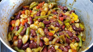 3 Bean Salad Recipe  How to make it  Quick and Easy [upl. by Enylekcaj]