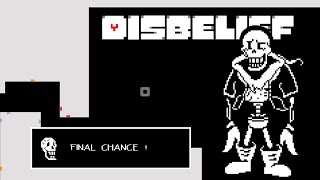 Undertale Disbelief  Papyruss FINAL CHANCE  Phase 4 [upl. by Mcnutt]