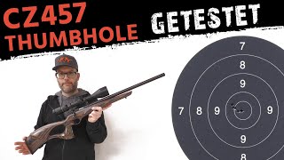 Vorstellung und Test der CZ 457 Thumbhole KK Büchse [upl. by Falkner]