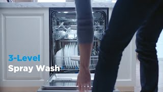 Midea Dishwasher Three Level Superior Wash System [upl. by Dayle]