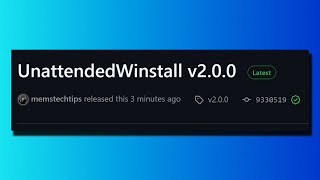 Introducing UnattendedWinstall v20 [upl. by Adehsar]