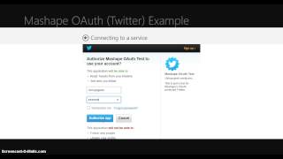 Windows RT Sample app accessing Twitter OAuthprotected Mashape API [upl. by Irak]