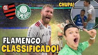 FLAMENGO CLASSIFICADO E ABEL FERREIRA EXPULSO DE UM JEITO BIZARRO Palmeiras x Flamengo [upl. by Justina523]