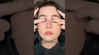 Smudged eyeliner hack 🐼🤭🤭eyeliner hack makeup eyemakeuptutorial smudge shortsfeed shortvideo [upl. by Pik]