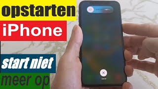 iPhone opnieuw opstarten  iPhone start niet meer op [upl. by Ludwig397]