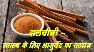 दालचीनी  स्वास्थ के लिए आयुर्वेद का वरदान Cinnamon  An Ayurvedic Blessing for Human Health [upl. by Nadabus]