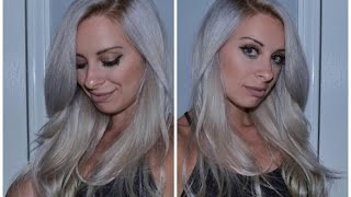 GRAY  SILVER HAIR TUTORIAL How to get the Perfect Gray  Silver Hair Color [upl. by Nylehtak]