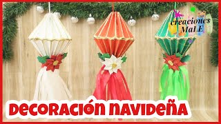 DECORACIÓN NAVIDEÑA  FAROLES NAVIDEÑOS  DIY [upl. by Linus601]