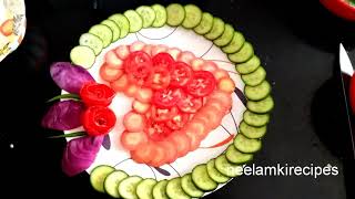 Beautiful and Unique Salad Decoration Ideas 🍅111🍅 neelamkirecipes [upl. by Selfridge]