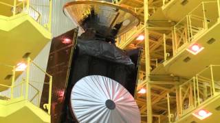 ExoMars 2016 Scaffold release and tilt [upl. by Ahsienak]