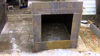 2 DIY Outdoor Wood Burner Boiler Hydronic Wood burning stove free heat [upl. by Fleece978]