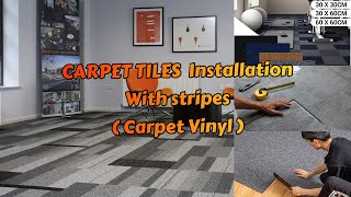 CARPET TILES INSTALLATION at WCMC QATAR Parttime [upl. by Pas]