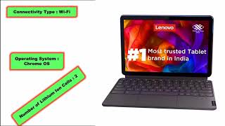 Lenovo Ideapad Duet Chromebook 2565 cm 101 inch 4 GB 128 GB WiFi Only with Keyboard [upl. by Forsyth]