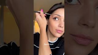 How to fake an eye lift with makeup ✨beautytips makeuptips makeuptutorial [upl. by Bobine643]