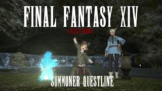 Final Fantasy XIV  Summoner Unlock  Job Quest  1  Austerities of Flame [upl. by Chantalle]