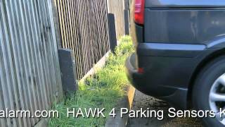 Hawk 4 Sensors Parking Kit Demo [upl. by Powder]