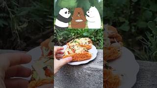 Taco ramen Escandalosos 🤩 escandalosos webarebears cartoonnetwork caricaturas shorts [upl. by Olympie]