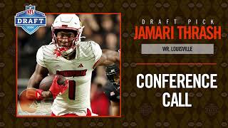 Jamari Thrash Conference Call  2024 NFL Draft [upl. by Nired]