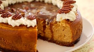 Pumpkin Cheesecake with Pecan Praline Sauce  Gemmas Bigger Bolder Baking Ep 37 [upl. by Naud]