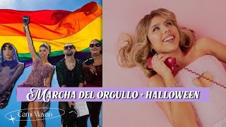 MARCHA DEL ORGULLO CON LUZU Y SOY SABRINA CARPENTER l Vlog Cami Mayan [upl. by Einahpet]