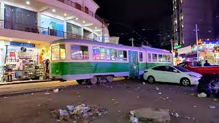 The craziest tram system I have ever seen  Alexandria Egypt [upl. by Enomaj]