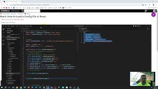 React How to Load a Configjson File in React Component [upl. by Anitneuq]