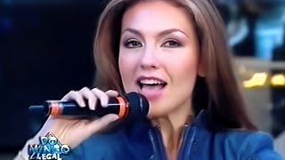 Thalia  Piel Morena Live at Domingo Legal 2000 [upl. by Nwadahs]