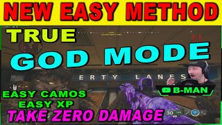 BO6 Glitch EASY TRUE GOD MODE GLITCH for easy camo grind and easy xp grind in black ops 6 zombies [upl. by Rehoptsirhc]