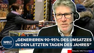 VERKAUF VON FEUERWERK Der große Knall zu Silvester Pyroindustrie lebt vom Böllerrausch der Bürger [upl. by Meave]