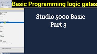 Basic PLC Programming Basic PLC programming  Studio 5000  Logic Gate  XOR  X NOR  🤔❔ [upl. by Minta]