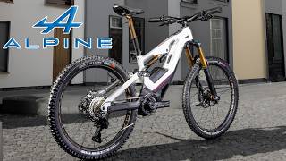 Alpine x Lapierre GLP III electric mountain bike  preview specs details riding [upl. by Thenna177]