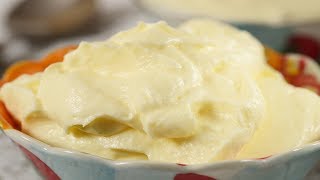 Creme Fraiche Recipe Demonstration  Joyofbakingcom [upl. by Lucy]