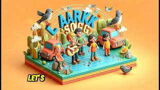 Lark Song  A Soaring Melody for Kids Cartoon Nursery Song with lyrics [upl. by Eenattirb]