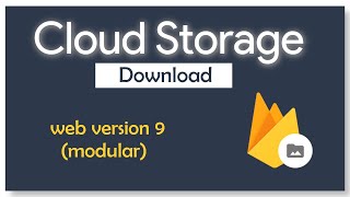 how to download files from firebase cloud storage firebase cloudstorage modularversion downlaod [upl. by Ahmad]