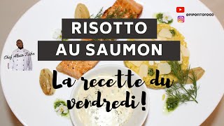 Risotto au saumon du chef Alain Tsiba [upl. by Walt]