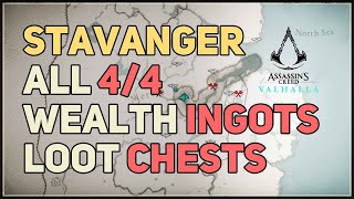 All Stavanger Wealth Ingots amp Loot Chests Assassins Creed Valhalla [upl. by Lazar]