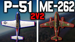 Me262 Vs P51 Can The Prop Engine Beat The Jet  WarThunder [upl. by Ardnassak]