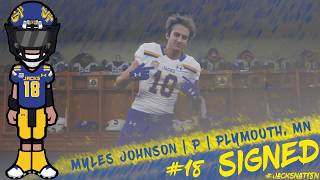 Jackrabbit Football  Class of 2018  Myles Johnson [upl. by Bertina237]